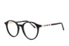Lente Oftálmico Rosse Lo AC8021C1 Negro con dorado