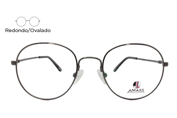 Lente Oftálmico Amass IPAMASSF333 Plata