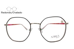 Lente Oftálmico Azirux AZM21D21005 Plata con negro