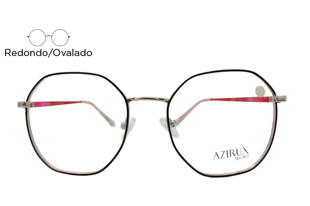 Lente Oftálmico Azirux AZM21D21005 Plata con negro