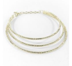 CHOKER  DE METAL 3 LINEAS