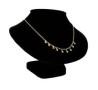 COLLAR DE ACERO DIJES DE BOLITAS