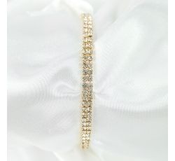 PULSERA 2 LINEAS RHINESTONE