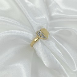 ANILLO ACERO CON PIEDRA