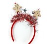 DIADEMA NAVIDEÑA MONOS DE NIEVE