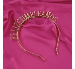 DIADEMA DE FIESTA "FELIZ CUMPLEAÑOS"