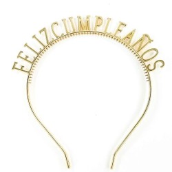 DIADEMA DE FIESTA "FELIZ CUMPLEAÑOS"