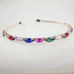 DIADEMA METALICA DE PEDRERIA