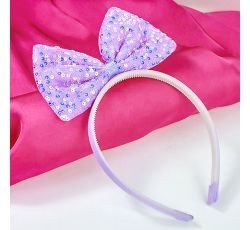 DIADEMA MOÑO DE LENTEJUELA