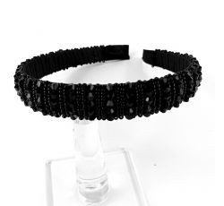 DIADEMA CON CRISTAL Y CHAQUIRA