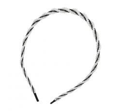 DIADEMA EN ESPIRAL CON PERLA