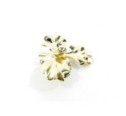 BROCHE HOJAS DE METAL