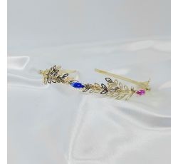 DIADEMA HOJAS METALICAS