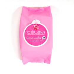 TOALLAS HUMEDAS DESMAQUILLANTES ROSE WATER CÉLAVI