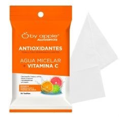 TOALLITAS DESMAQUILLANTES AGUA MICELAR + VITAMINA C BY APPLE