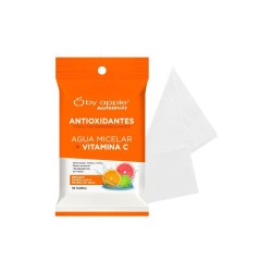 TOALLITAS DESMAQUILLANTES AGUA MICELAR + VITAMINA C BY APPLE