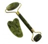 RODILLO + GUA SHA MASAJEADOR FACIAL DE JADE