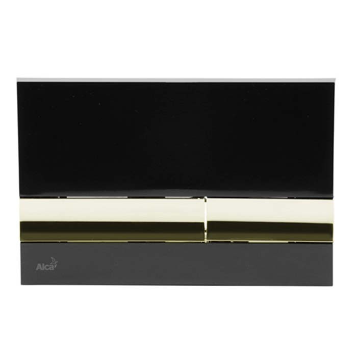 PULSADOR NEGRO/DORADO  247X165X160 MM