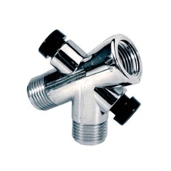 DESVIADOR PLASTICO ABS  CROMO
