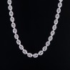 Helloice Collar con eslabones G pavimentados de 8 mm