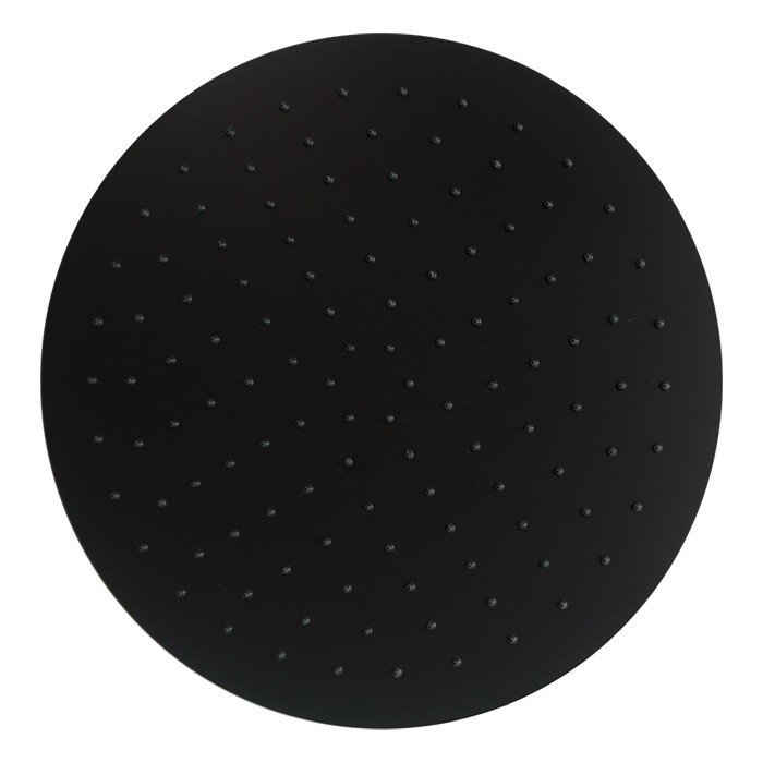 REGADERA DE LLUVIA REDONDA 40CM NEGRO MA