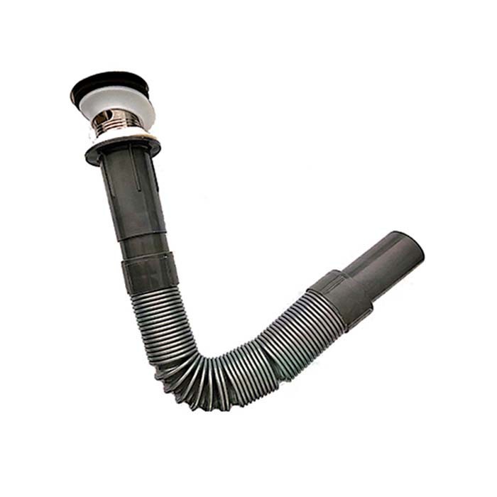 CESPOL FLEXIBLE PARA LAVABO NICKEL BRUSH