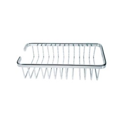 B27 JABONERA REJILLA RECTANGULAR CROMO