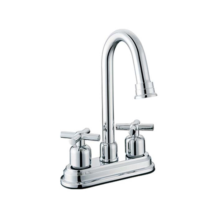MEZCLADORA LAVABO MANERAL DE CRUZ CROMO