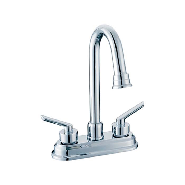 MEZCLADORA LAVABO MANERAL ALARGADO CROMO