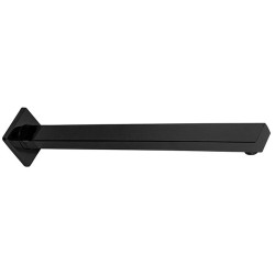 BRAZO PARA REGADERA NEGRO RECTANGULAR