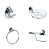 IBIZA SET DE 4 PZS ACCESORIOS PARA BAÑO