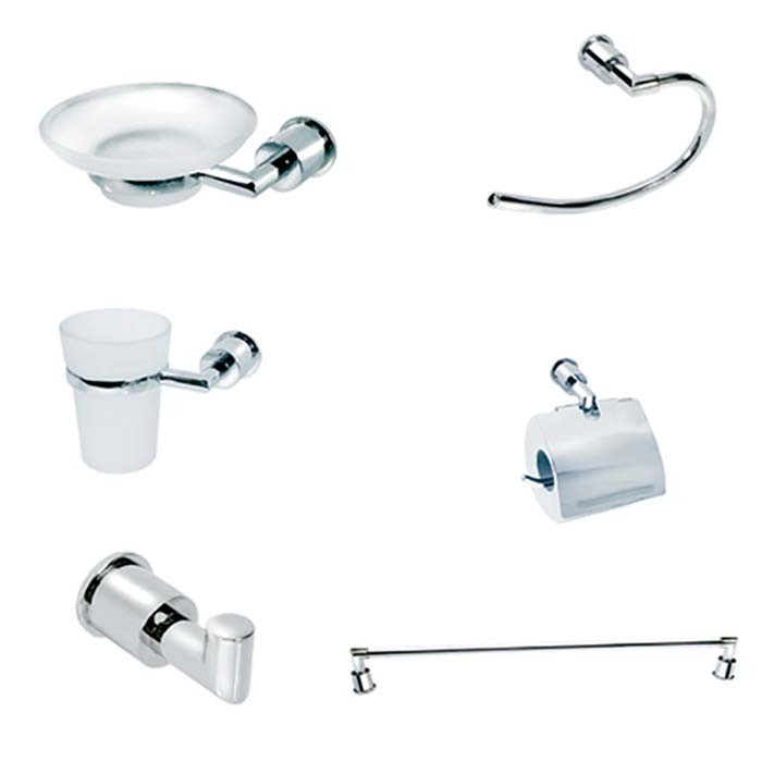 MALAGA SET DE 6 PZS ACCESORIOS PARA BAÑO
