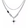Helloice Collar Estrella Double Titanio
