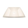 LAVABO CERAMICA HUESO 420X420X130MM