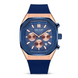 Helloice Reloj Deportivo de Cuarzo con Esfera Octágono Luminoso Multifuncional