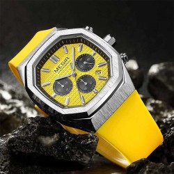 Helloice Reloj Deportivo de Cuarzo con Esfera Octágono Luminoso Multifuncional