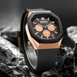 Helloice Reloj Deportivo de Cuarzo con Esfera Octágono Luminoso Multifuncional