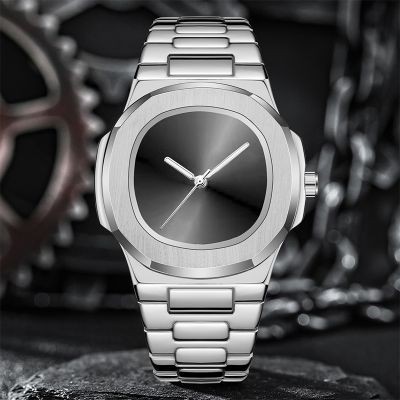 Helloice Reloj impermeable para hombre con esfera en blanco