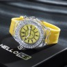 Helloice Reloj deportivo con iluminación LED luminosa multicolor y correa de silicona