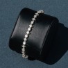 Helloice Pulsera de estrella cuadrangular helada de 5 mm