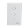 Apagador de pared inteligente MIRATI HOME M3SI1. Wi-Fi, compatible con Alexa y Google Assistant, 5A.