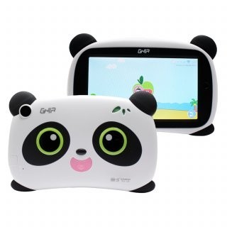 Tablet GHIA Panda GPND133V. 7 Pulgadas, Procesador A133 Quadcore. 1GB RAM, 16GB Almacenamiento, Doble Cámara, Android 11.