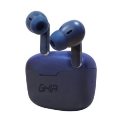 Audífonos Inalambricos GHIA TWS-2A. Intrauriculares Binaural Stereo, Bluetooth 5.0, Autonomía 3-5 horas + Estuche de Carga. Col