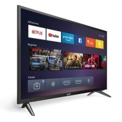 Smart TV GHIA 32'' Pulgadas G32NTFXHD20. Resolución HD 1366 x 768px. WiFi, 2 HDMI, 2 USB, RCA, Óptico. 60Hz