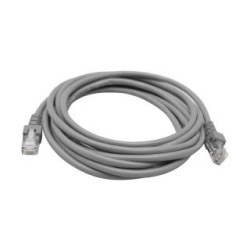 Cable de red GHIA GCB-014. 3 metros, 100% cobre. Color gris.