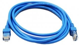 Cable de Red GHIA GCB-011. 2 metros, CAT5E, RJ-47, color azul.