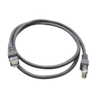 Cable de red GHIA GCB-010. 1 metro, 100% cobre. Color gris.
