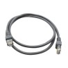 Cable de red GHIA GCB-010. 1 metro, 100% cobre. Color gris.