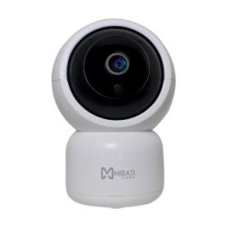 Cámara de Vigilancia Mirati MCIP3. Resolución 1080p, Lente de 3.6mm, Ranura Micro SD de hasta 128GB, Uso Interior. App MIRATI H