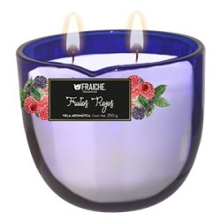 VELA AROMATICA FRUTOS ROJOS 250G